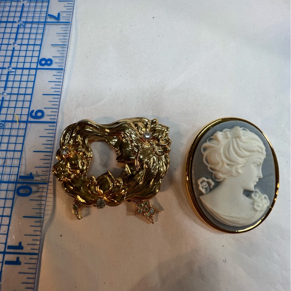 2 Brooches